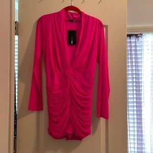 Fashion Nova Bright Minds Mesh Romper